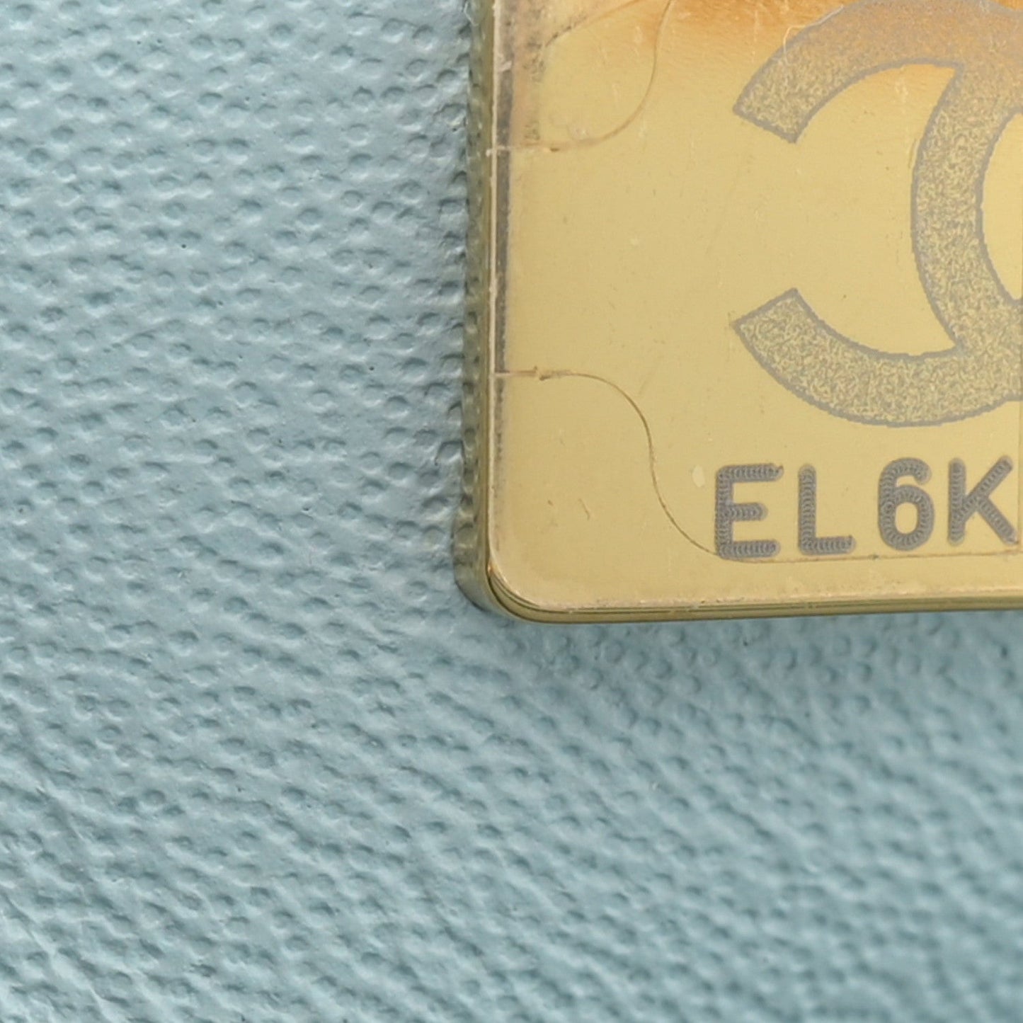 Aged Calfskin Quilted 2.55 Reissue Mini Flap Light Blue