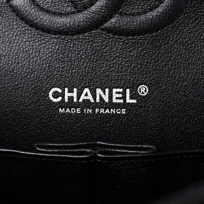Chanel Iridescent Caviar Quilted Medium Double Flap Black 6 of 10