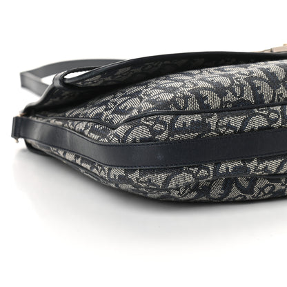Christian Dior Monogram Flap Messenger Navy Blue 8 of 14