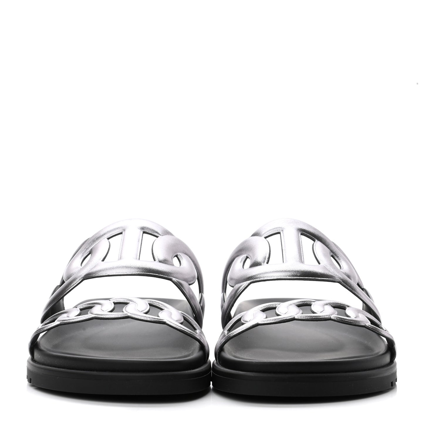 Nappa Extra Sandals 36.5 Gris Argent