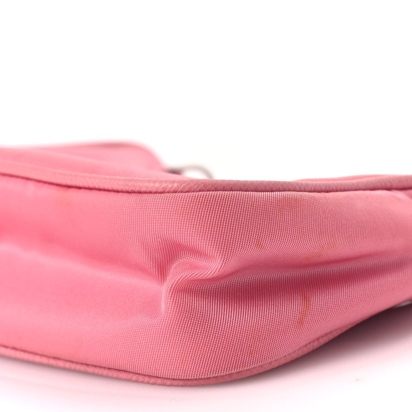 Tessuto Nylon Saffiano Mini Re-Edition 2000 Shoulder Bag Begonia