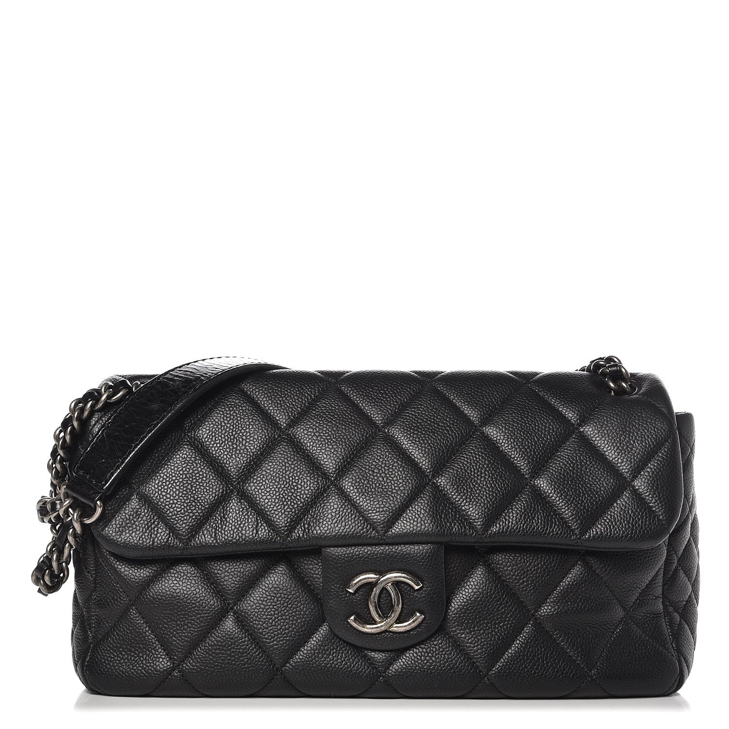 Chanel Caviar Quilted Coco Casual Flap Black 1 of 8