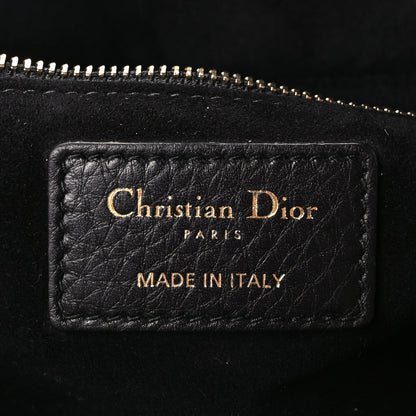 Christian Dior Grained Calfskin Cannage Large Supple Lady Dior Black 5 of 8
