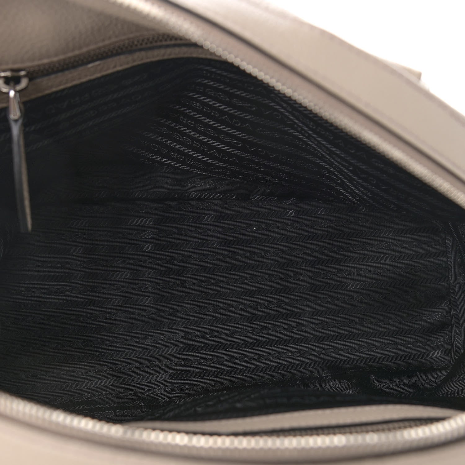 Prada Vitello Daino Shoulder Bag Pomice 5 of 10