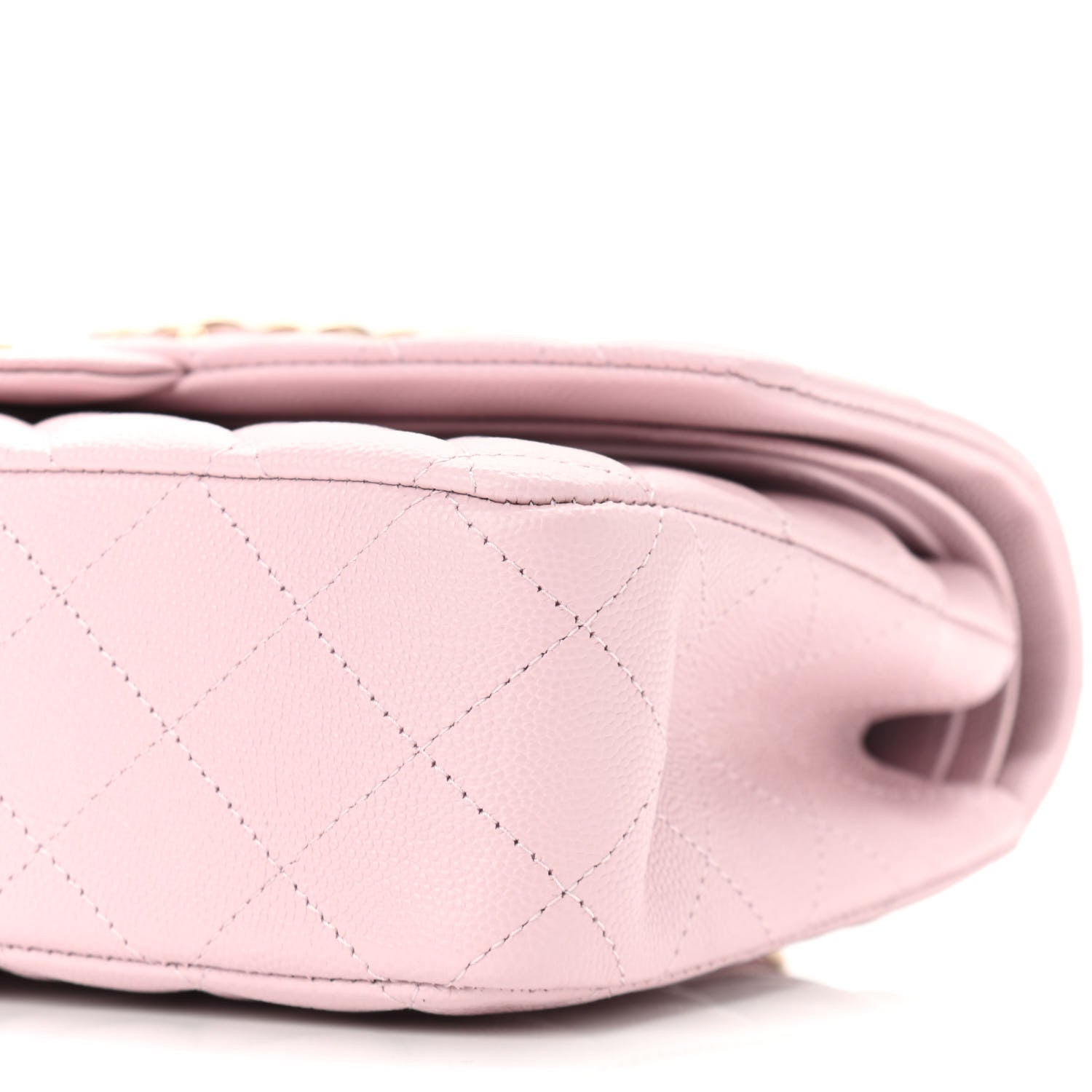 Chanel Caviar Quilted Medium Double Flap Light Pink 10 of 10