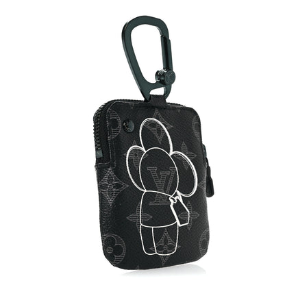 Louis Vuitton Monogram Eclipse Vivienne Zipper Key Ring 3 of 6