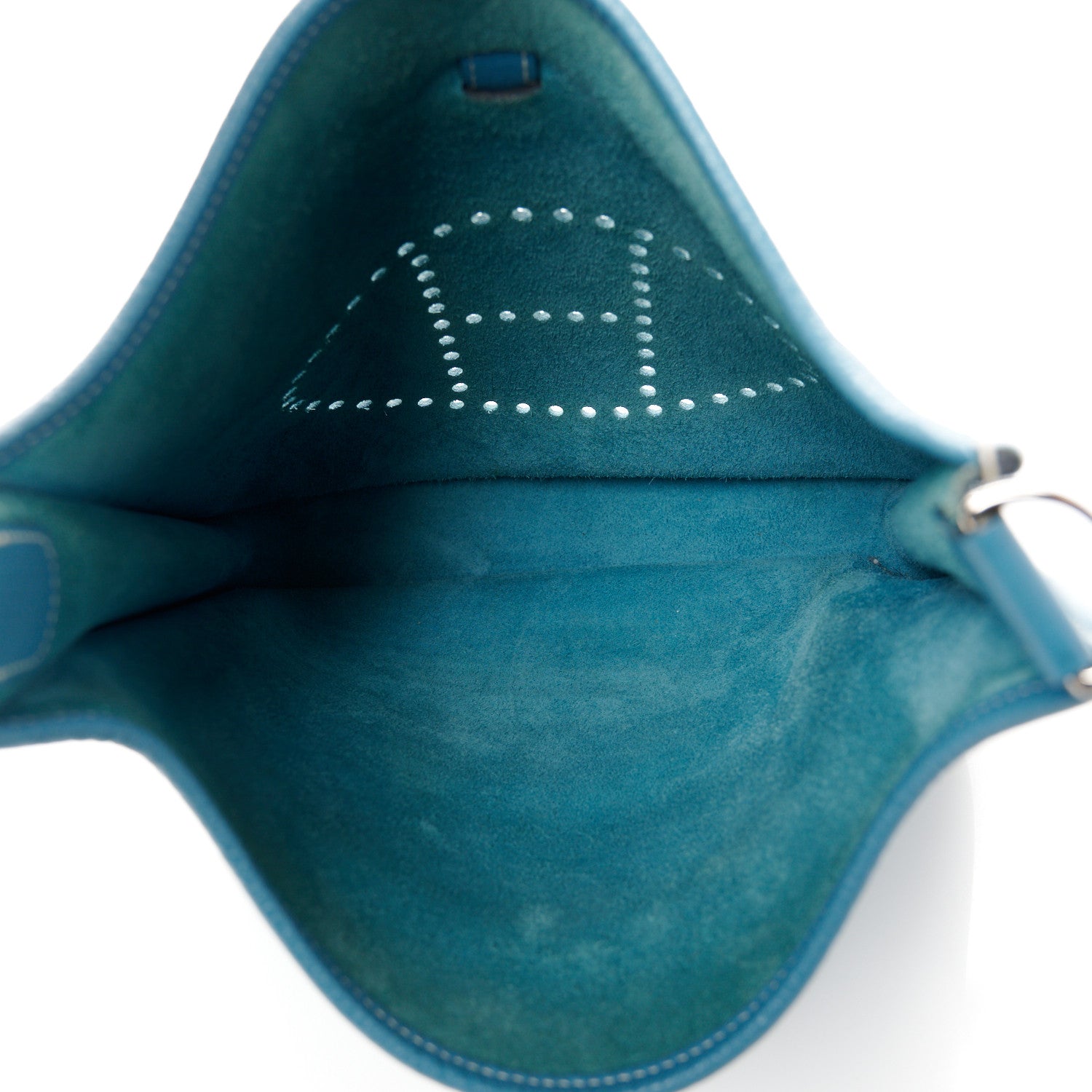 Hermes Taurillon Clemence Evelyne III PM Blue Jean 5 of 14