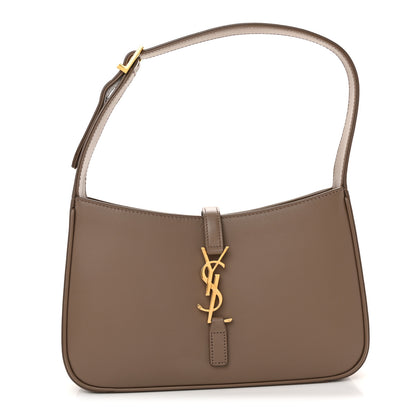 Saint Laurent Smooth Calfskin Le 5 A 7 Hobo Taupe 1 of 10