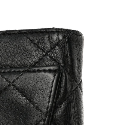 Chanel Caviar Quilted Yen Wallet Black 13 of 14