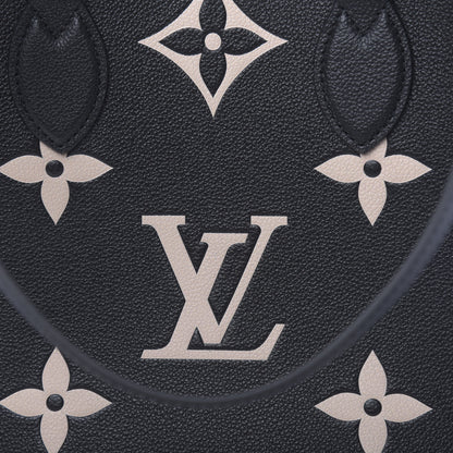 Louis Vuitton Empreinte Monogram Giant Onthego MM Black Beige 9 of 9