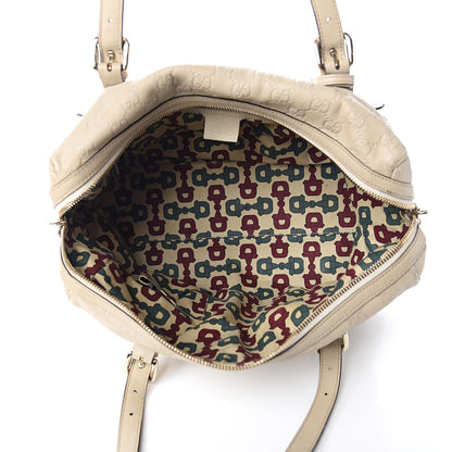 Gucci Guccissima 85th Anniversary Large Boston White 5 of 11