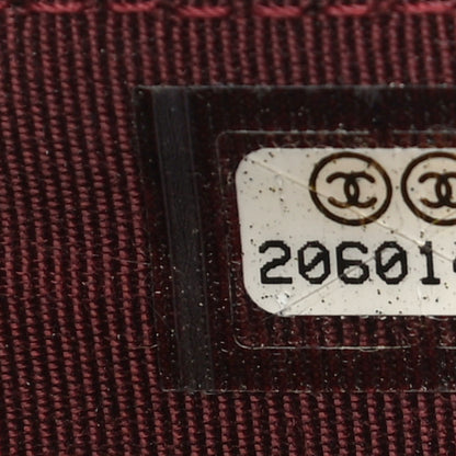 Chanel Lambskin Quilted Large Gusset Flap Wallet Black 5 of 18