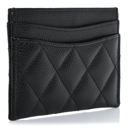 Chanel Caviar Quilted Card Holder Black 3 of 13