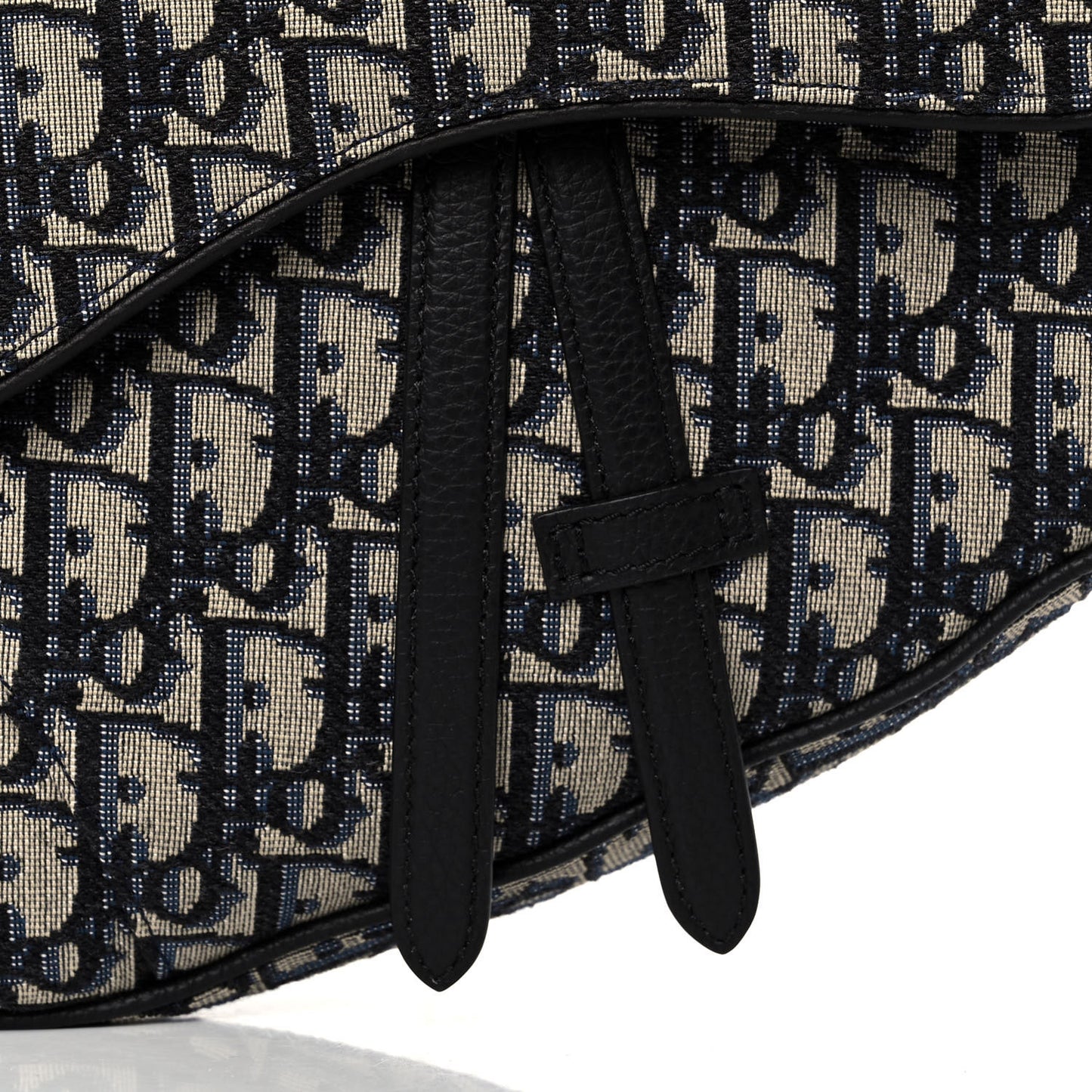 Oblique Mens Saddle Bag Blue