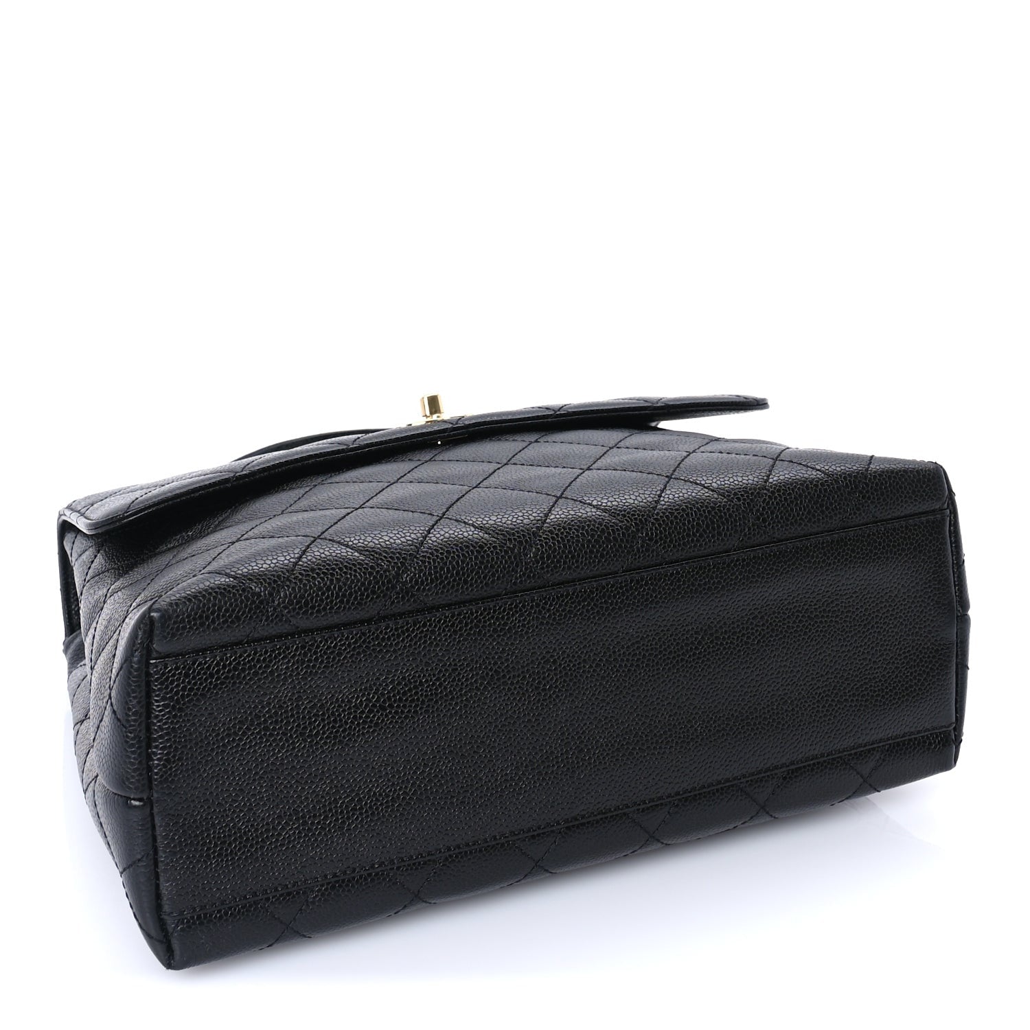 Chanel Caviar Quilted Jumbo Kelly Flap  Black 4 of 10