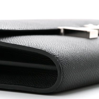 Hermes Epsom Cavale Constance Long Wallet To Go Black Multicolor 9 of 12