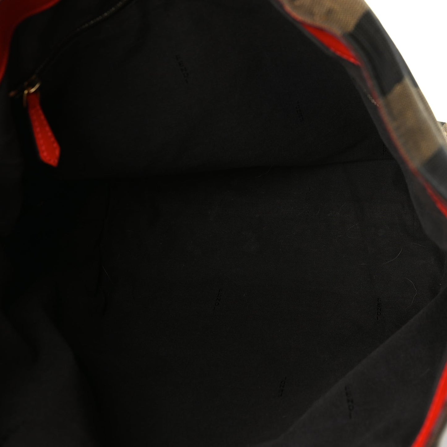 Pequin Vitello All In Shopper Tote Tobacco Papavero