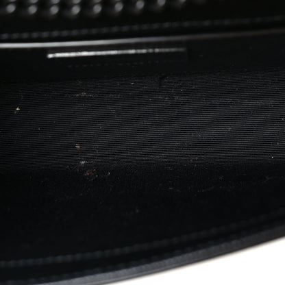 Saint Laurent Grain De Poudre Small Monogram Monochrome Kate Satchel Black 4 of 8