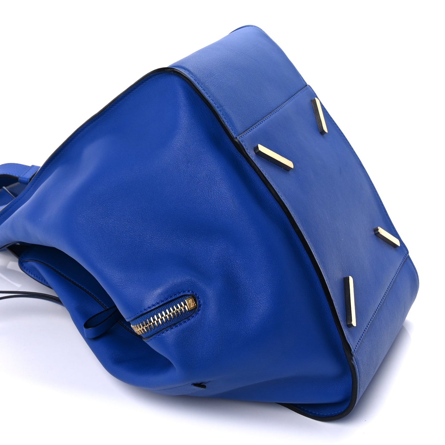 Calfskin Large Hammock Shoulder Bag Electric Blue