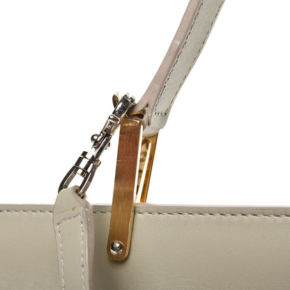 Balenciaga Smooth Calfskin Le Dix M Cartable Shoulder Bag Pearl Grey 10 of 12