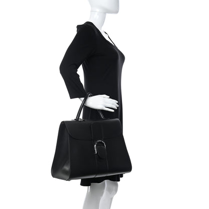 Delvaux Box Calfskin GM Brillant Satchel Black 2 of 11
