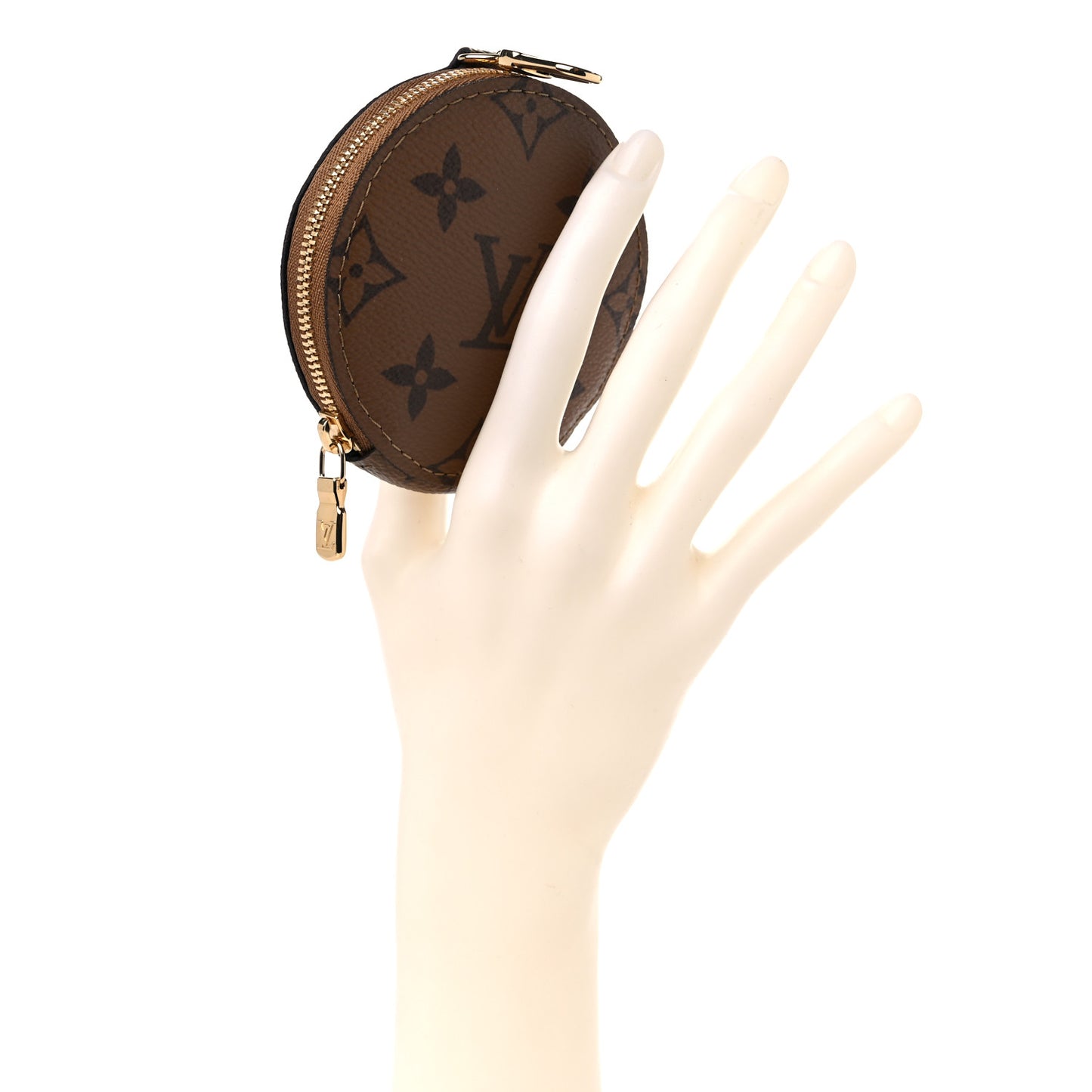 Reverse Monogram Bandouliere Round Coin Purse