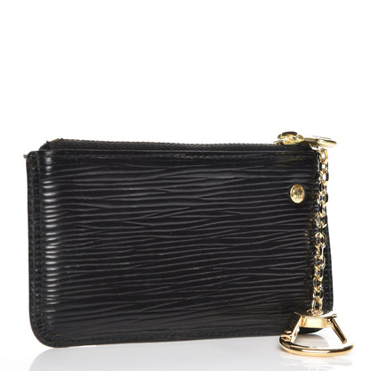 Louis Vuitton Epi Key Pouch Black 3 of 7
