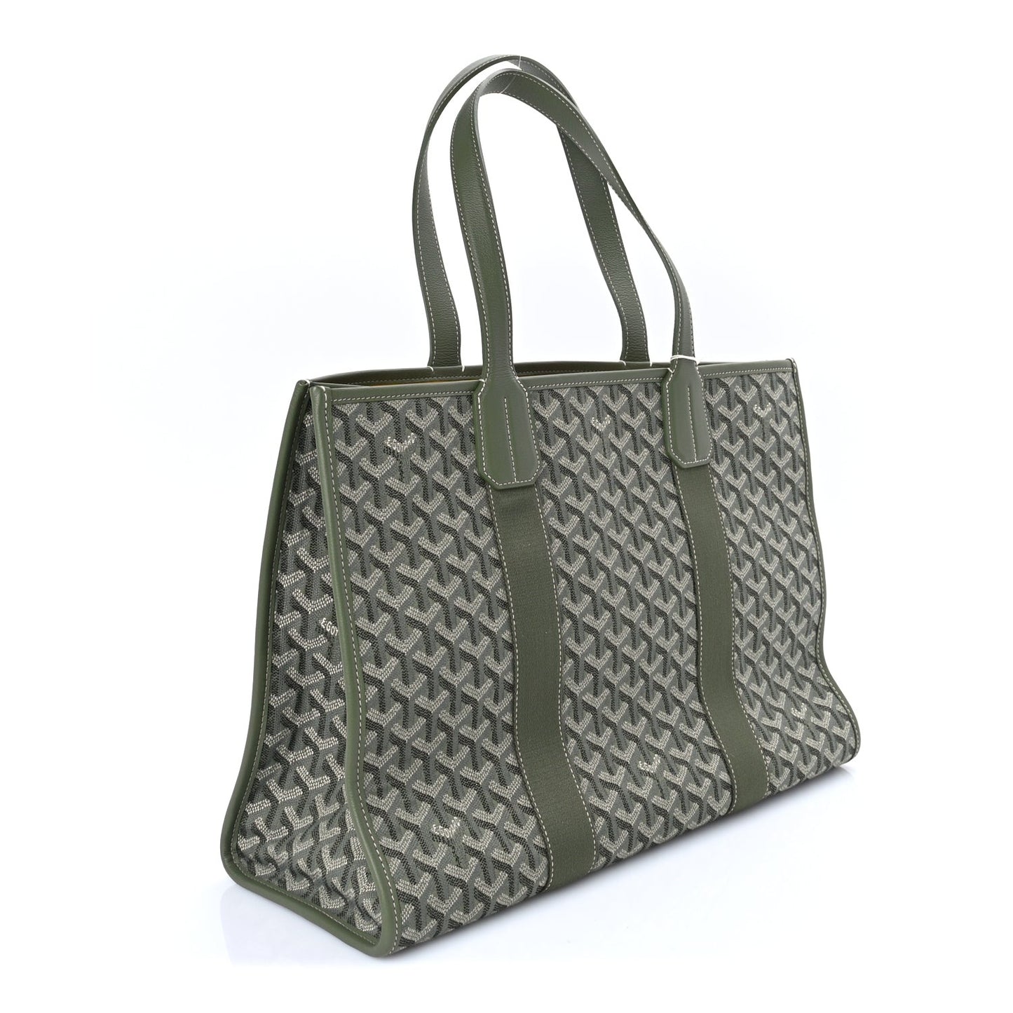 Jacquard Villette MM Tote  Khaki