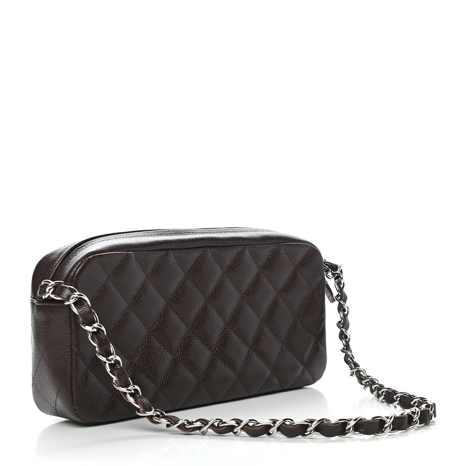 Chanel Caviar Quilted Timeless Camera Case Brown 2 of 9