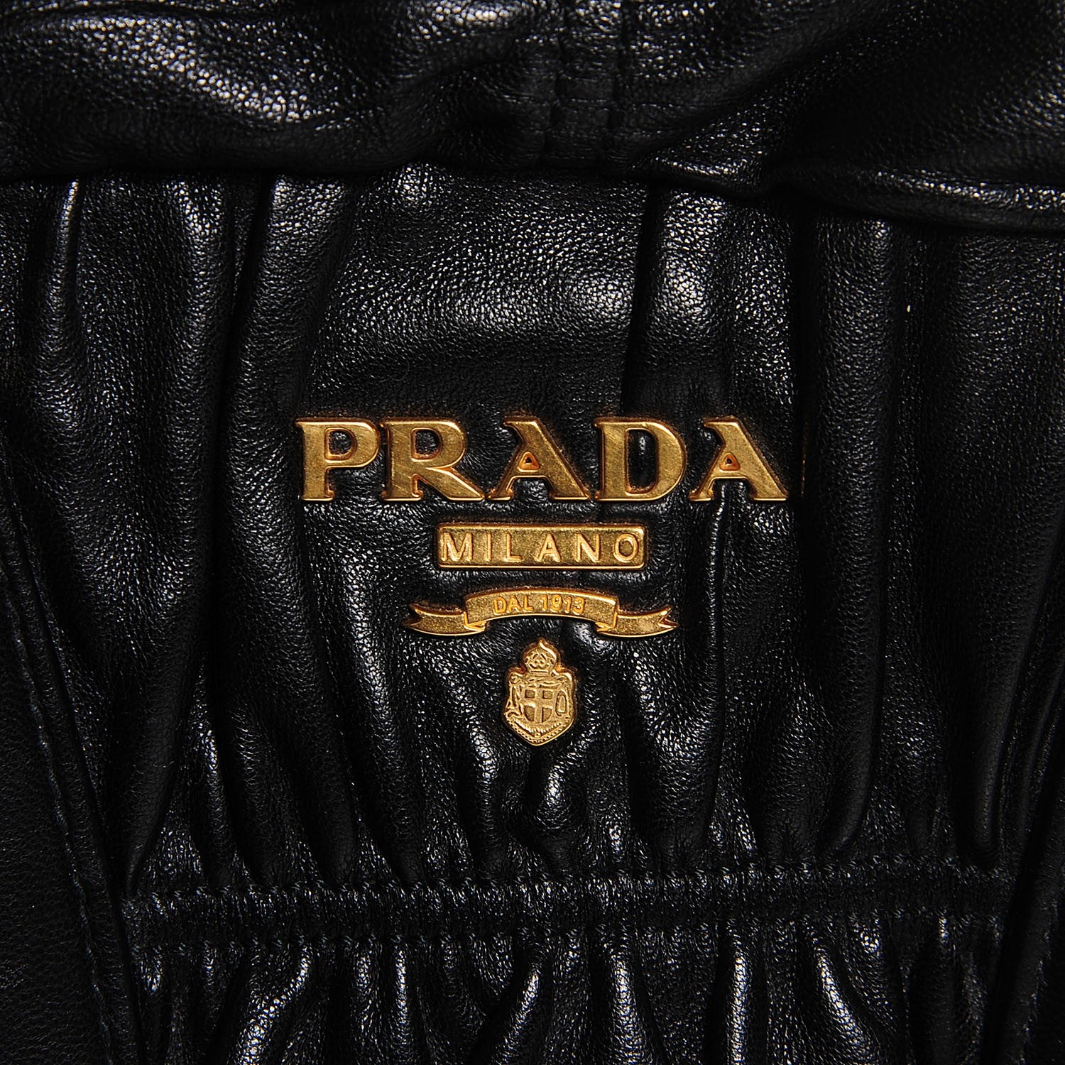 Prada Nappa Gaufre Tote Nero Black 6 of 8