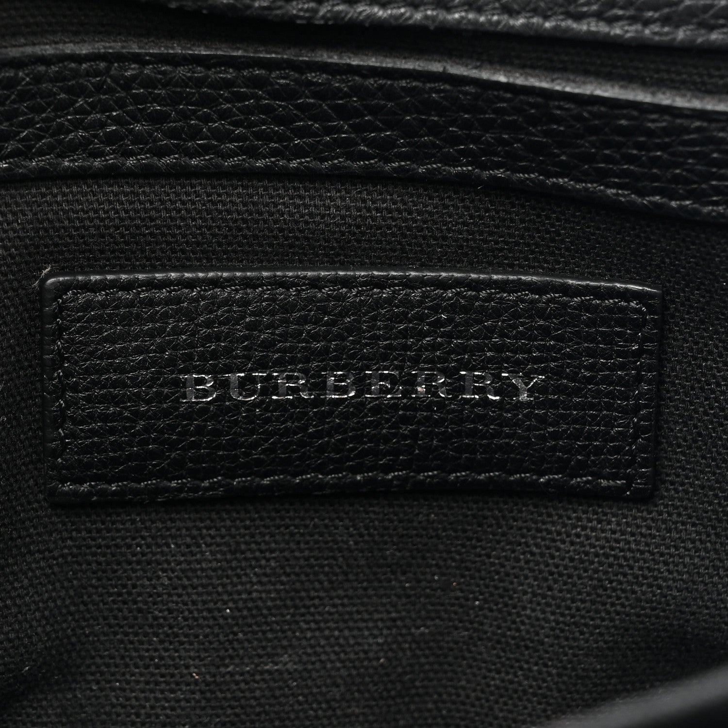 Burberry Derby Calfskin Vintage Check Small Macken Crossbody Bag Black 6 of 7
