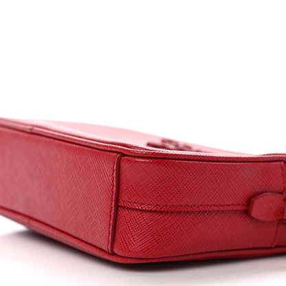 Prada Saffiano Lux Small Camera Crossbody Bag Fuoco 8 of 8