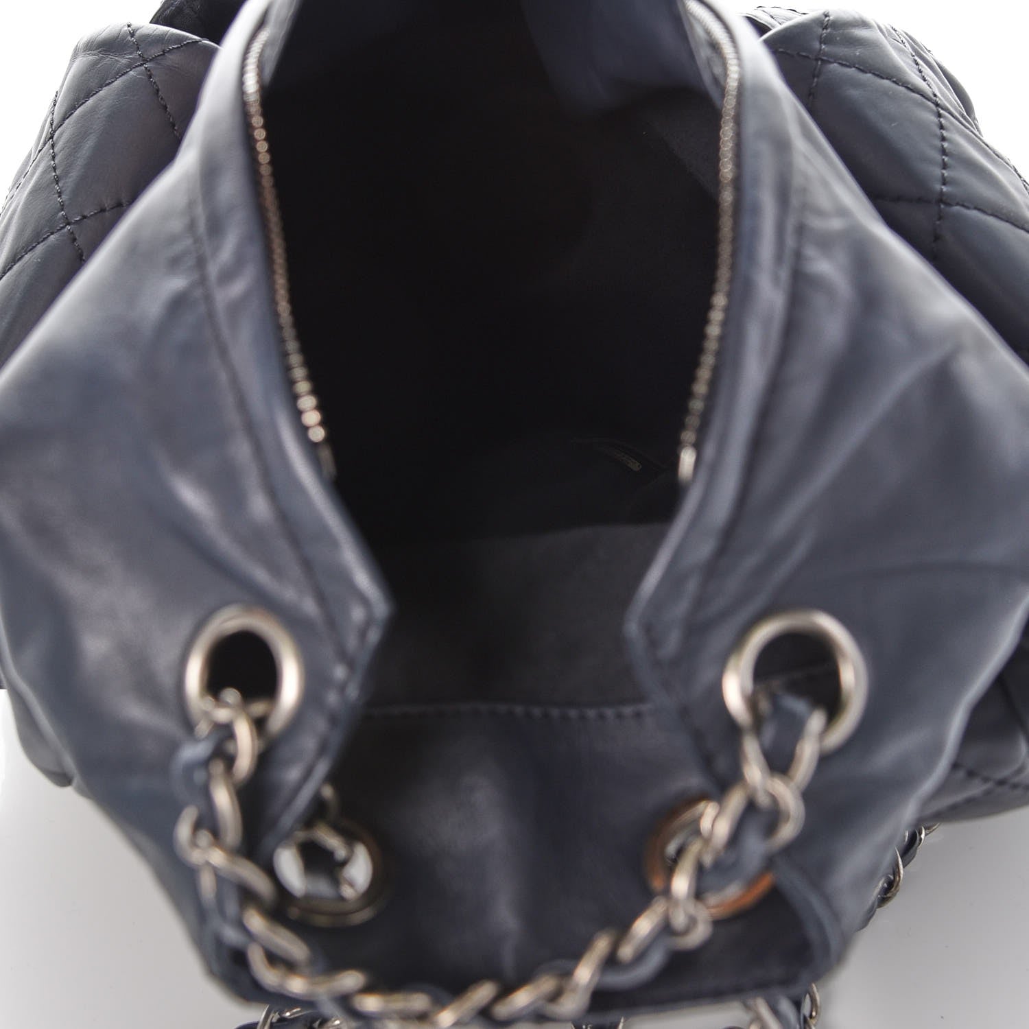 Chanel Calfskin Large Backpack Is Back Navy 5 of 7