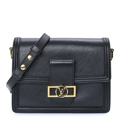 Louis Vuitton Epi Dauphine MM Black 1 of 7