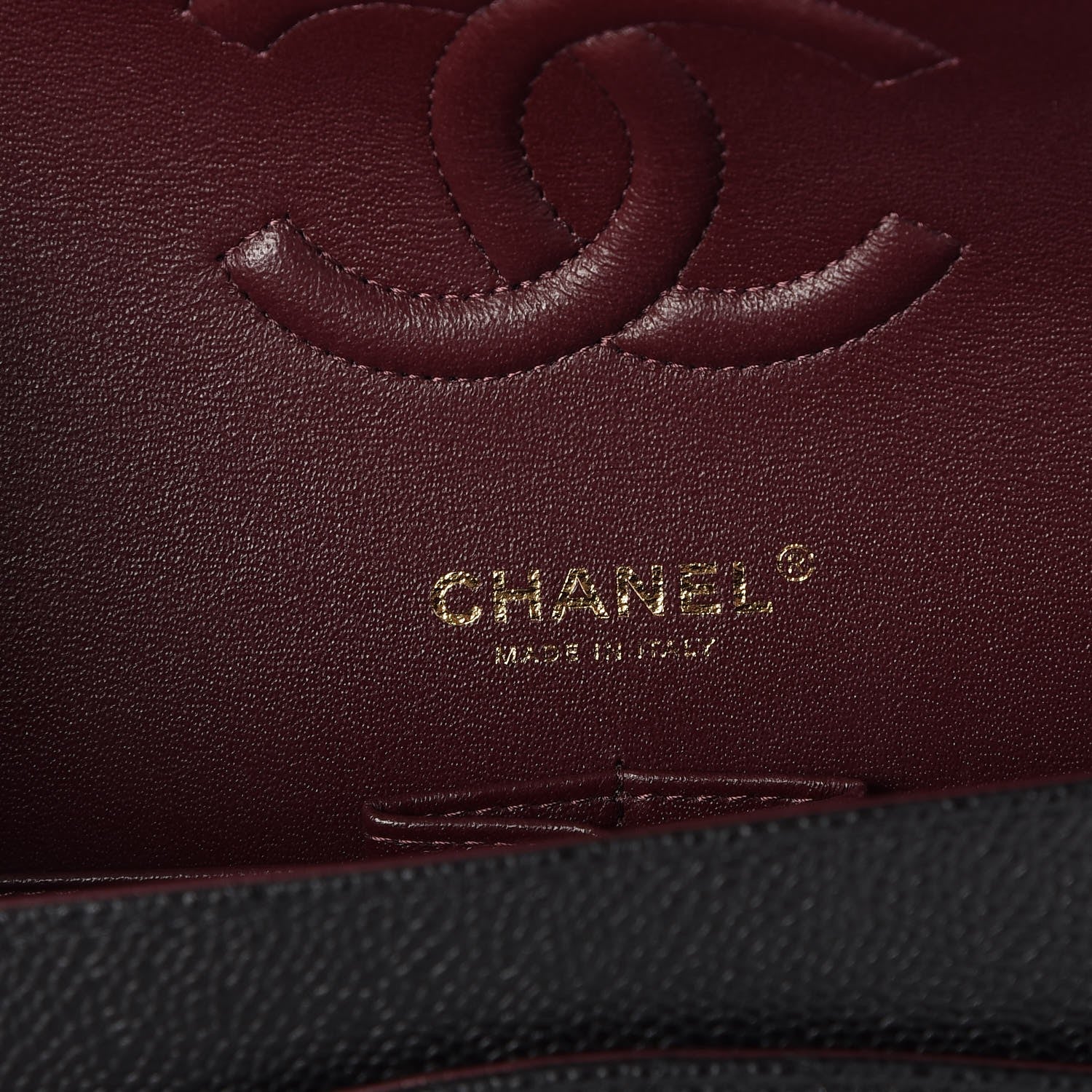 Chanel Caviar Quilted Medium Double Flap Black 7 of 9