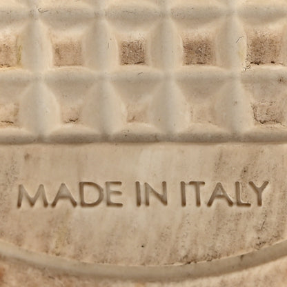 Louis Vuitton Metallic Calfskin Frontrow Sneakers 36.5 Silver 7 of 9