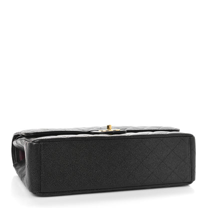 Chanel Caviar Quilted Maxi Double Flap Black 4 of 13