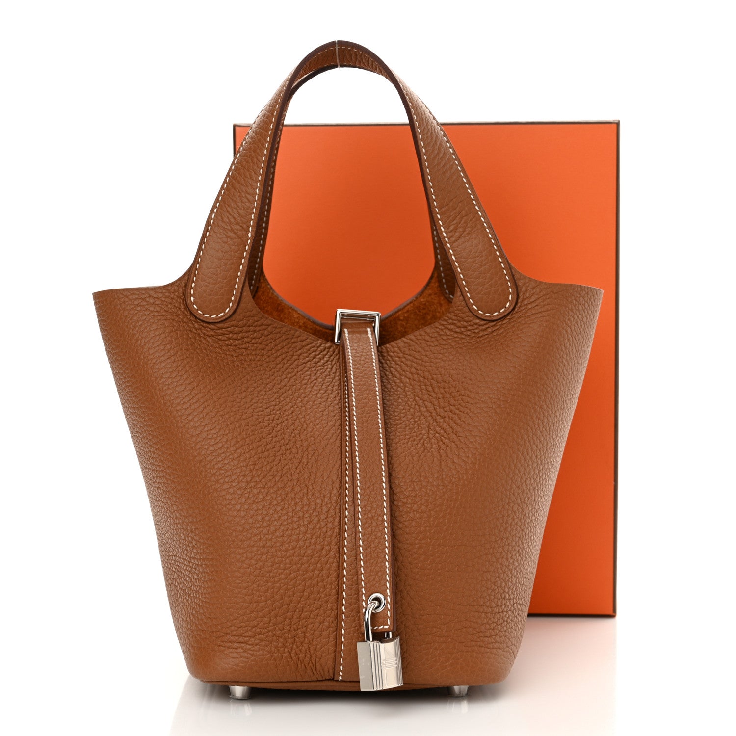 Hermes Taurillon Clemence Picotin Lock 18 PM Gold 11 of 11