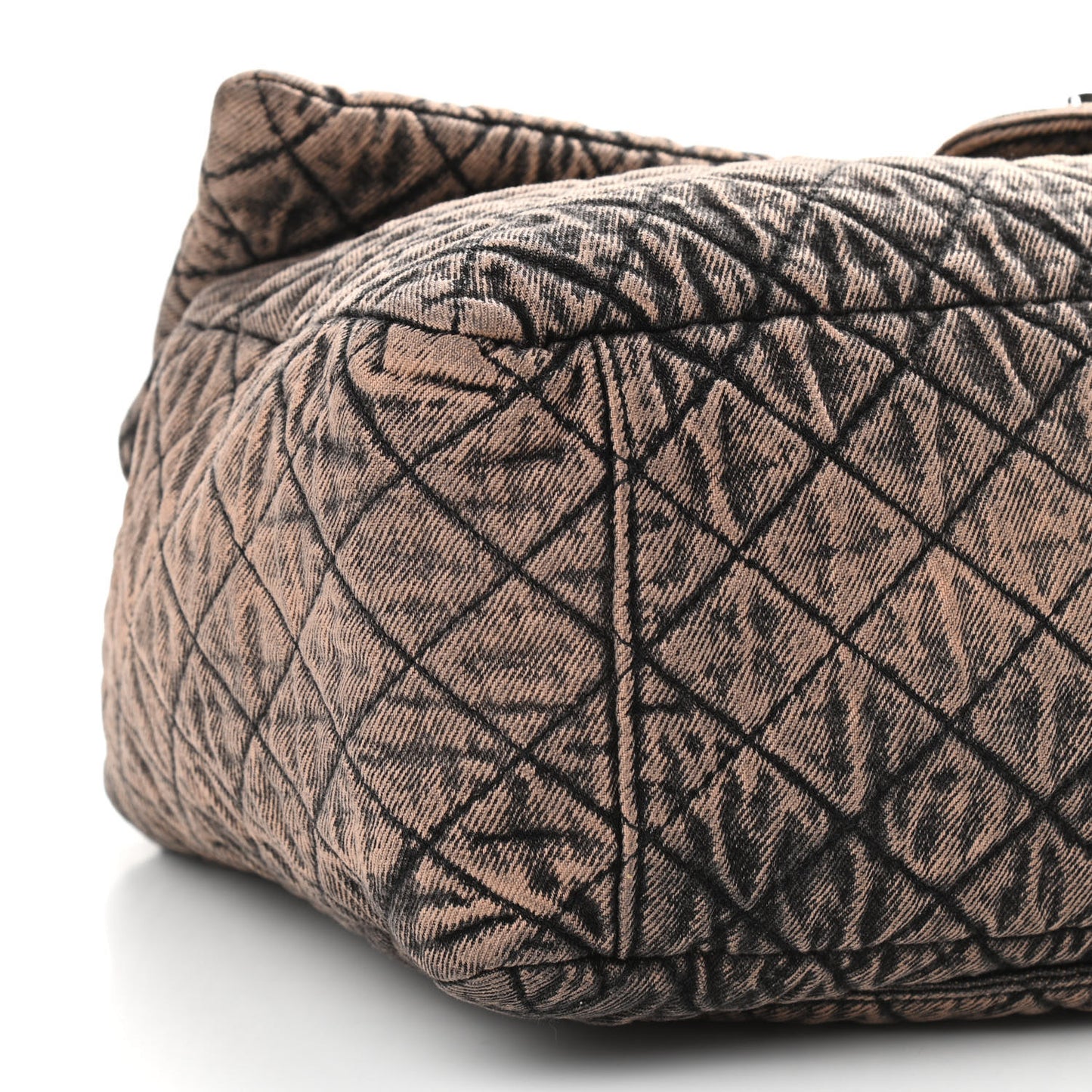 Denim Quilted Denimpression XXL Flap Rose Clair