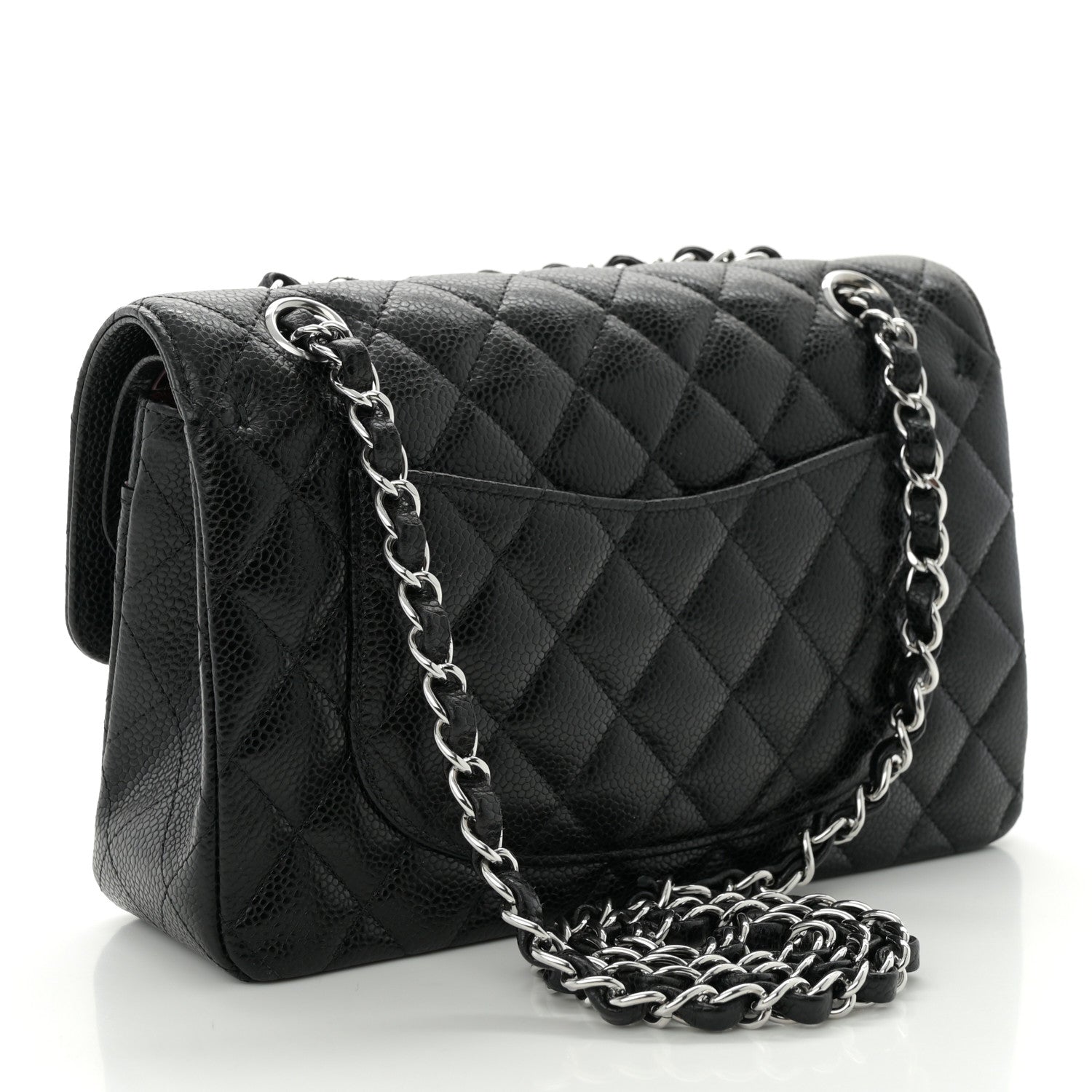 Chanel Caviar Quilted Small Double Flap Black 3 of 10