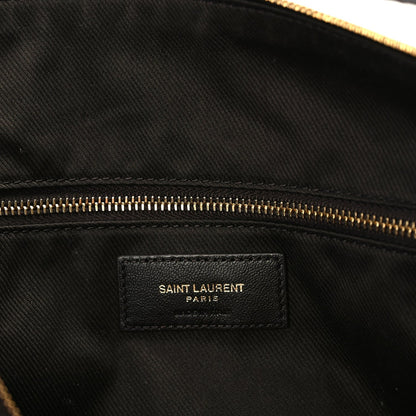Saint Laurent Canvas Smooth Calfskin Le Monogramme Crossbody Bag Chestnut 5 of 8
