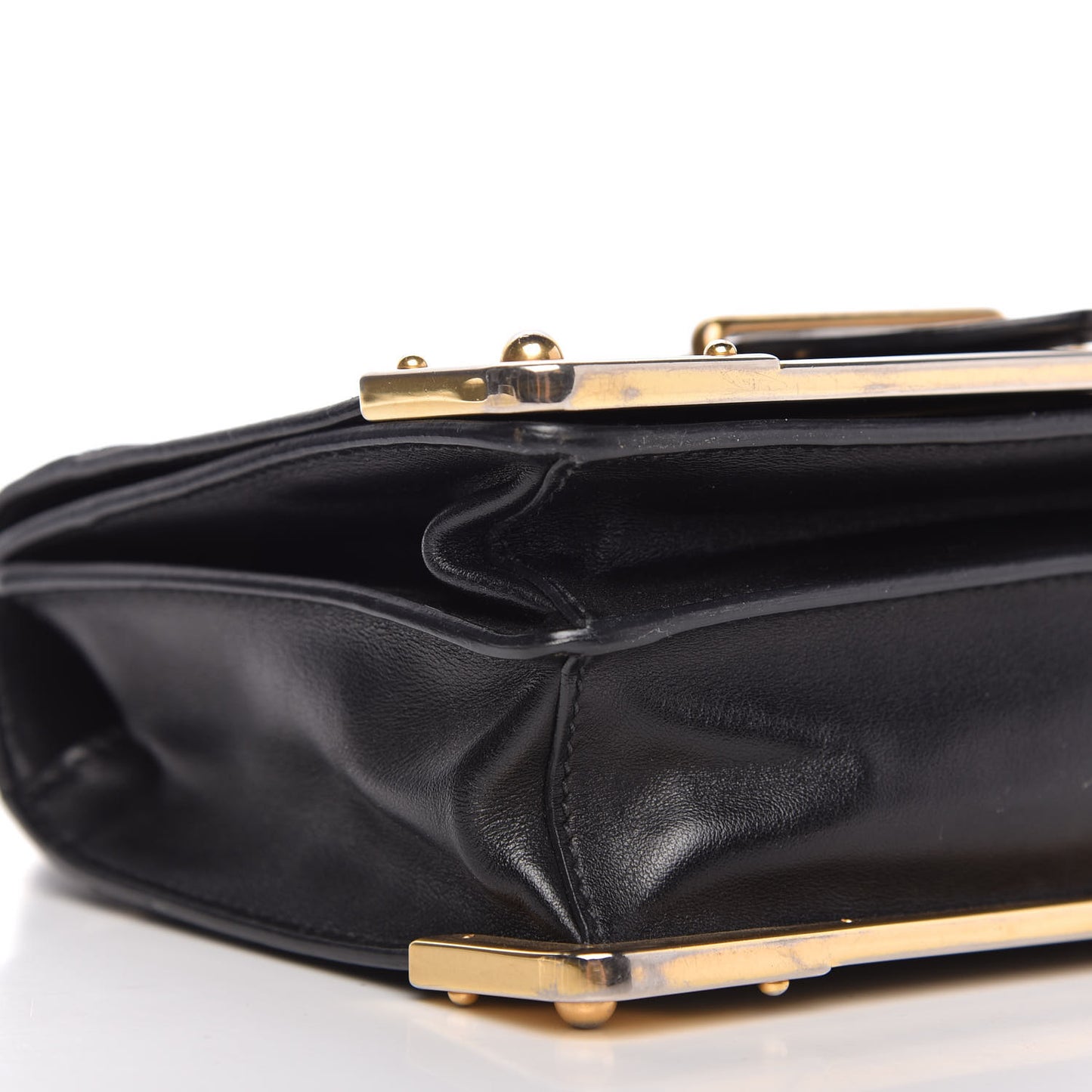 City Calf Saffiano Cahier Bag Black