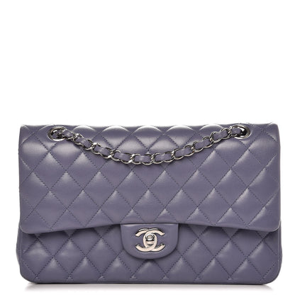 Chanel Lambskin Quilted Medium Double Flap Light Purple 1 of 16