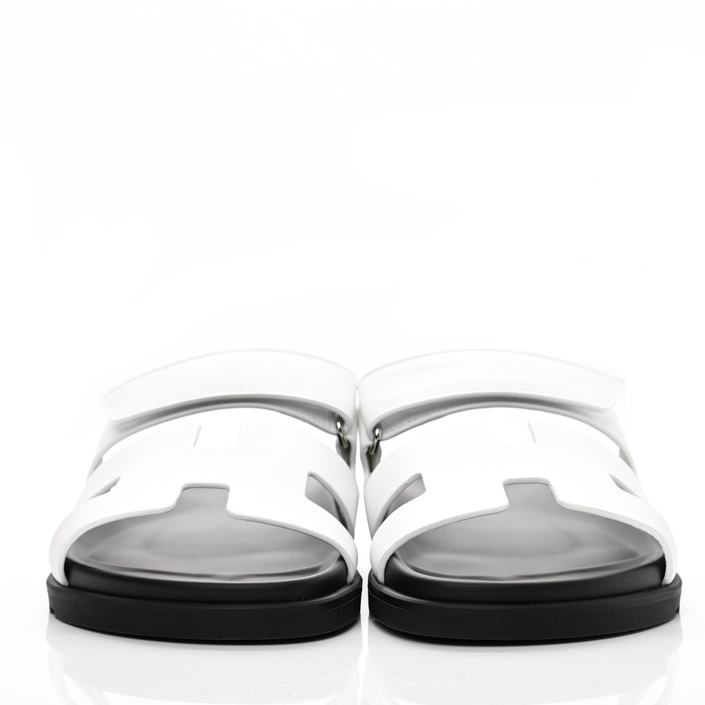 Calfskin Womens Chypre Sandals 41 White