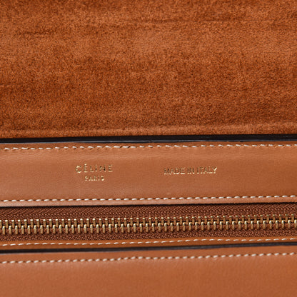 Celine Vegetable Calfskin Small Trapeze Tan 8 of 9