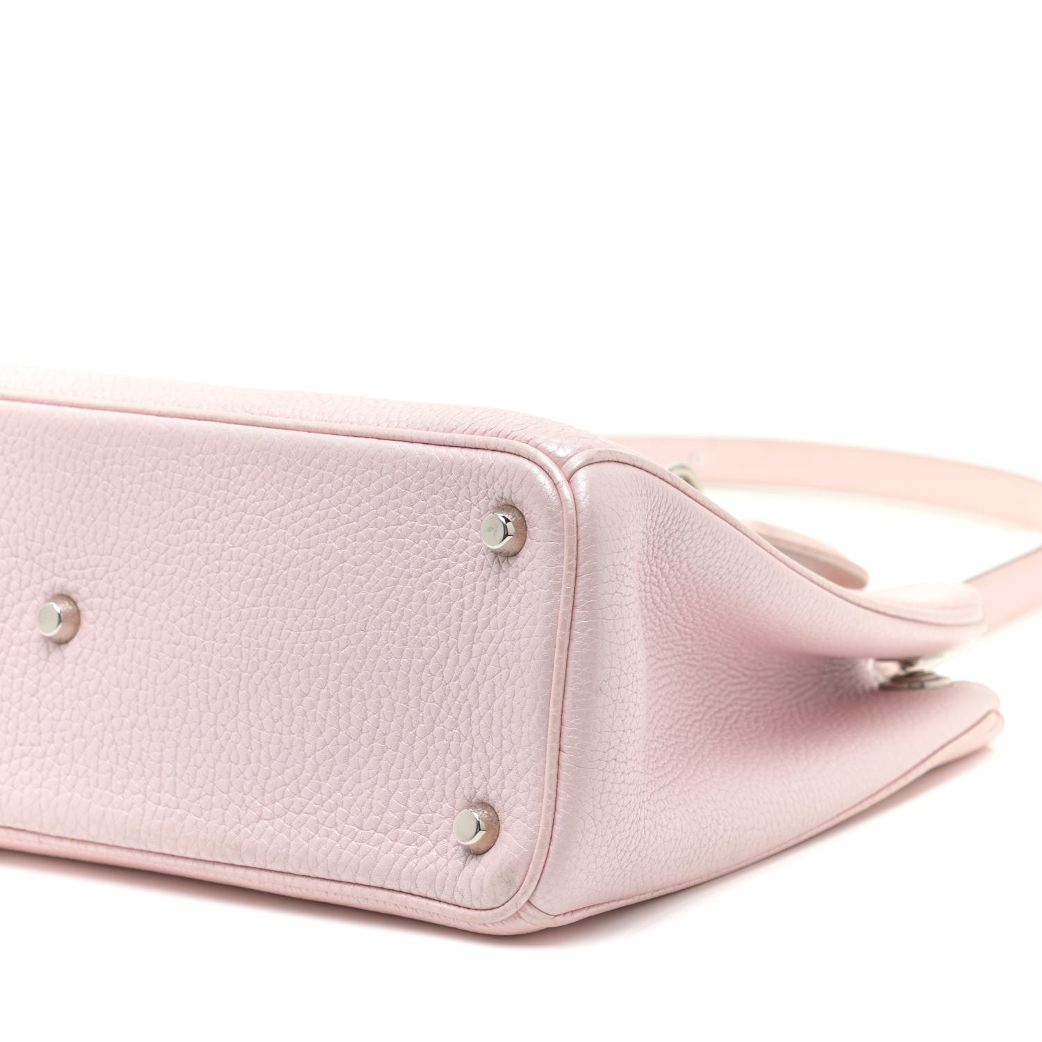 Christian Dior Metallic Bullcalf Medium Diorissimo Tote Pink 6 of 13
