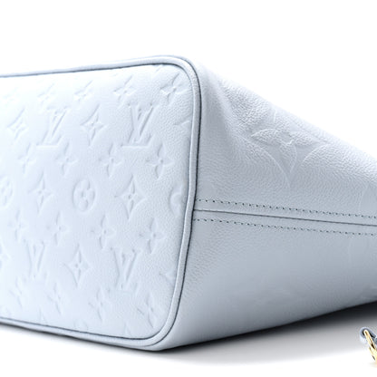 Louis Vuitton Empreinte Monogram Giant Neverfull MM Blue Hour 9 of 9