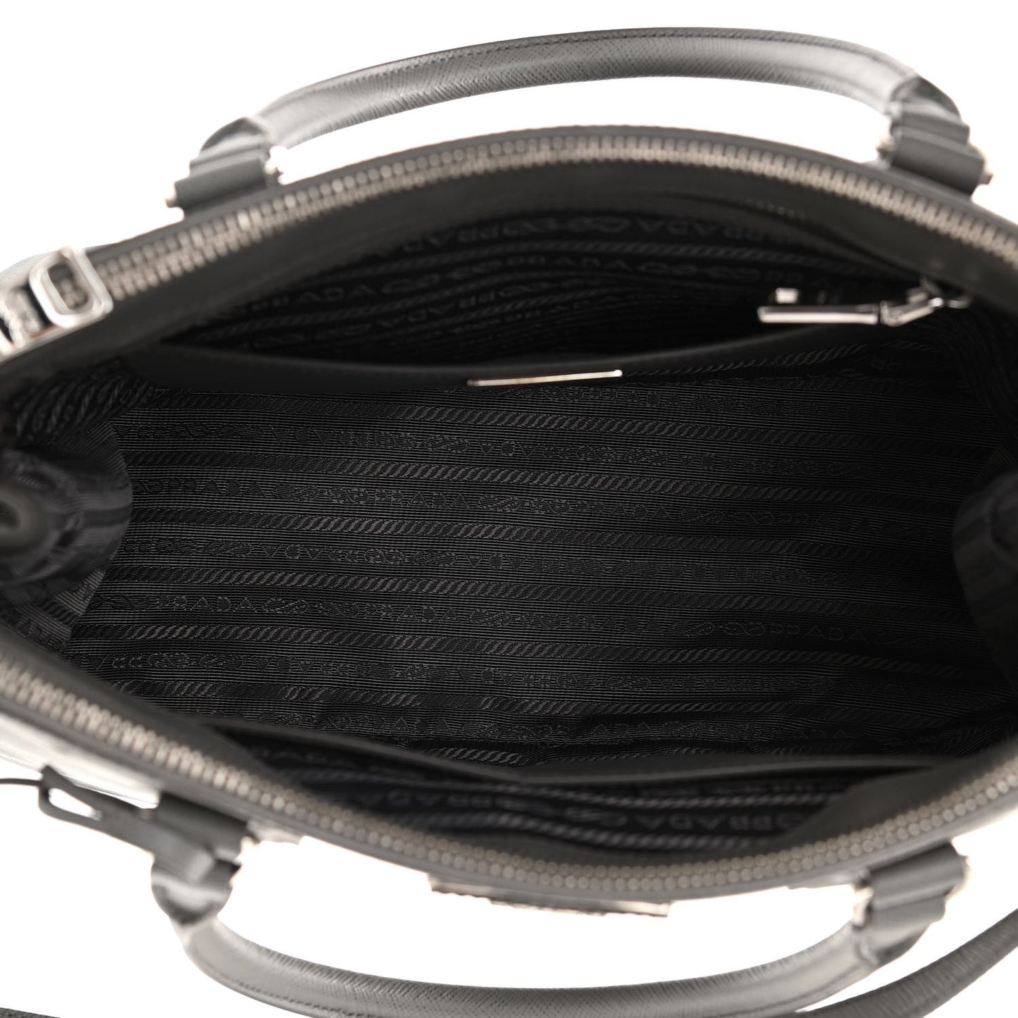 Saffiano Lux Large Galleria Double Zip Tote Marmo