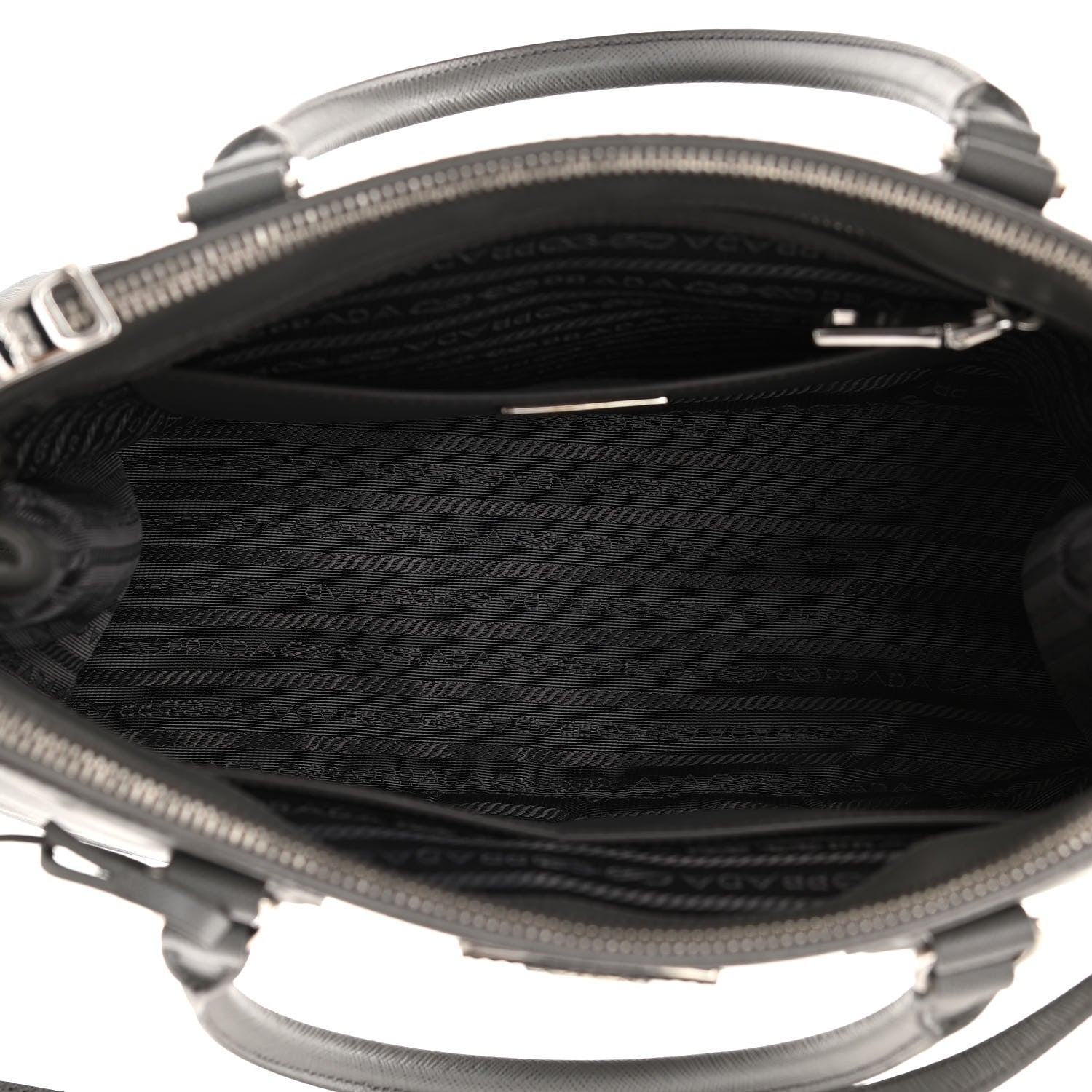 Prada Saffiano Lux Large Galleria Double Zip Tote Marmo 5 of 10