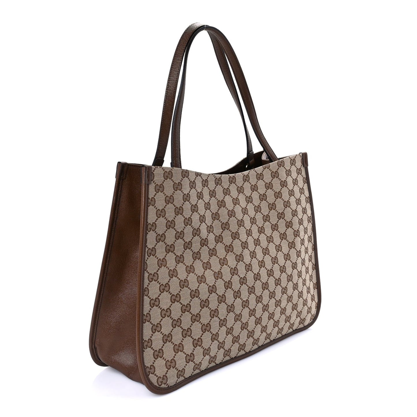 Monogram Horsebit 1955 Tote Bag Beige  Brown Sugar